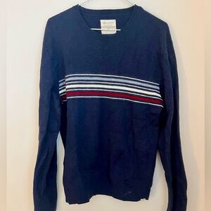 Marine Layer Deep Blue Knit Pullover